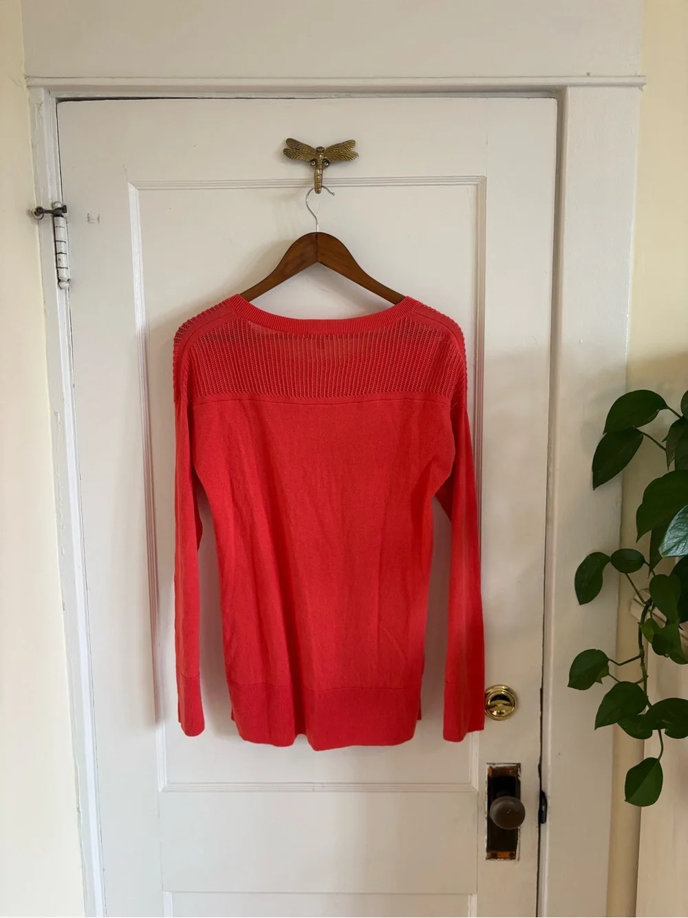 Toad & Co Jacinta‎ Wool Blend Crew Sweater Coral Medium